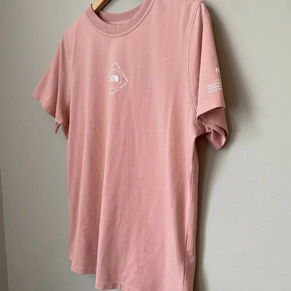 NWOT The North Face Womens Large Himalayan Bottle Short Sleeve Pink Logo T-Shirt - Picture 7 of 16